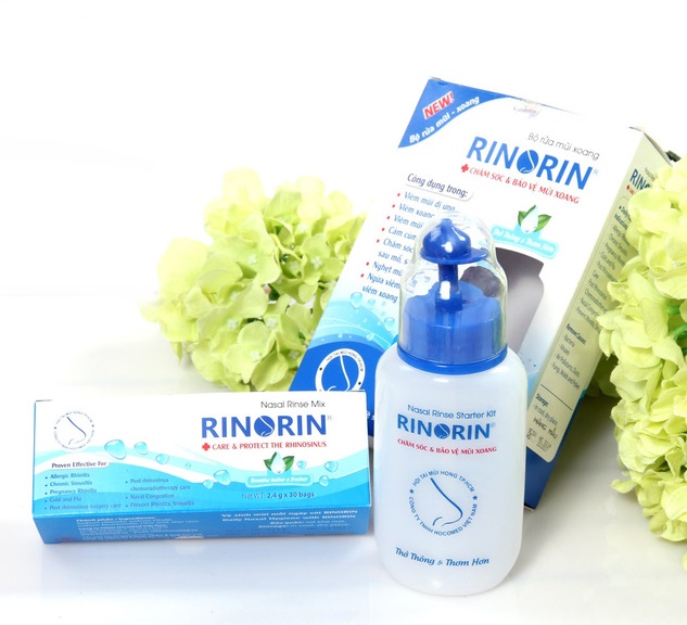 Bình rửa mũi Rinorin sử dụng công nghệ 2 van 1 chiều thông minh giúp ngăn nguy cơ tái nhiễm khuẩn