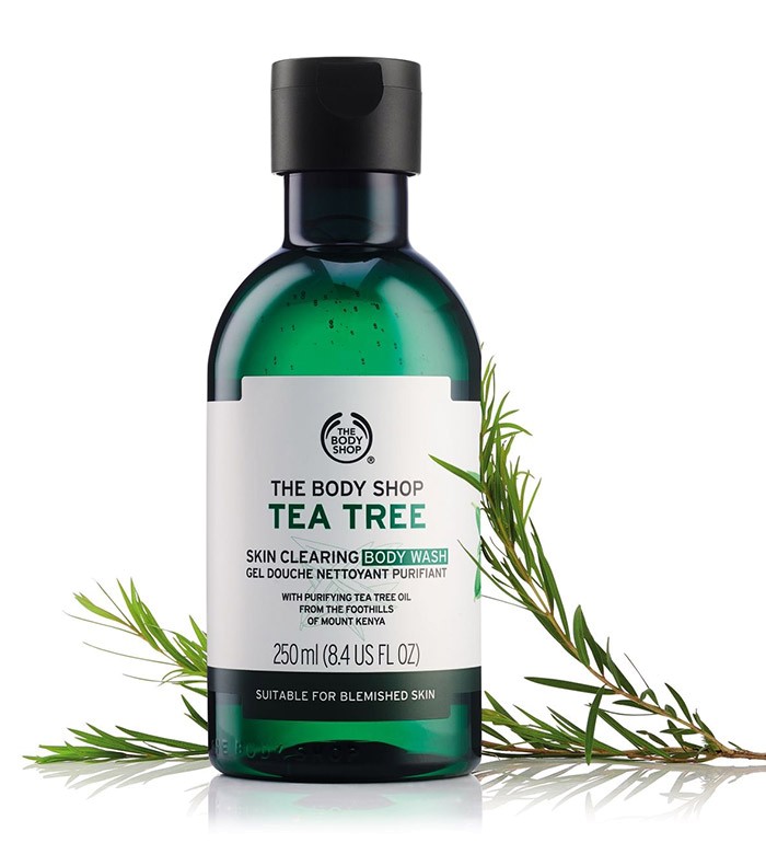 Sữa tắm Tee Tree Skin Clearing Body Wash chứa các thành phần hoạt tính tự nhiên