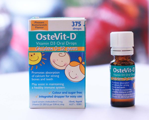 Vitamin D3 Dạng Giọt - Ostevit Của Úc Cho Bé Từ 0-12 Tuổi