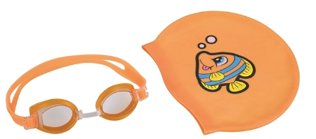  Mũ bơi Bestway giúp bé chống ướt tóc, bị khô xơ, hư hại bởi những chất tẩy dưới bể bơi