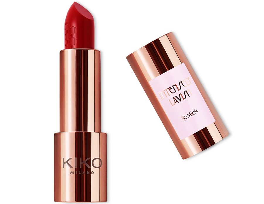 Son Kiko Rebel Romantic Intensely Lavish Lipstick 03 Luscious Red màu đỏ ánh hồng quyến rũ