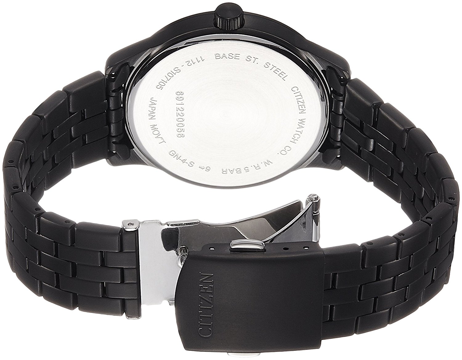 Thiết kế với tông màu đen quyền lực giúp chiếc đồng hồ Citizen nam BI1055-52E trở nên nam tính hơn