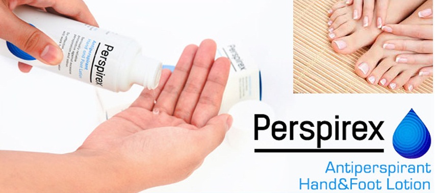 Dung dịch đặc trị mồ hôi tay chân Perspirex Lotion đến từ Đan Mạch có tác dụng ức chế mồ hôi tạm thời và thường xuyên hiệu quả