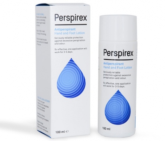 Perspirex Lotion là sản phẩm ngăn tiết mồ hôi, khử mùi chân tay hiệu quả