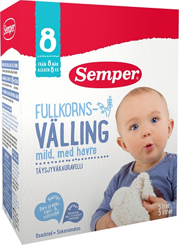 Sữa ngũ cốc Semper Valling cho bé từ 8 tháng