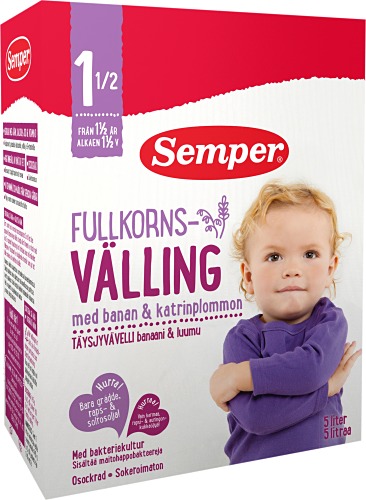 Sữa ngũ cốc Semper Valling cho bé từ 1.5 tuổi