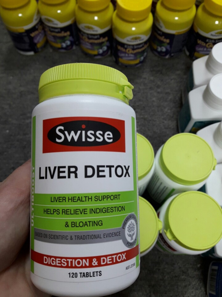 Swisse Liver Detox viên uống hỗ trợ, thải độc gan của Úc
