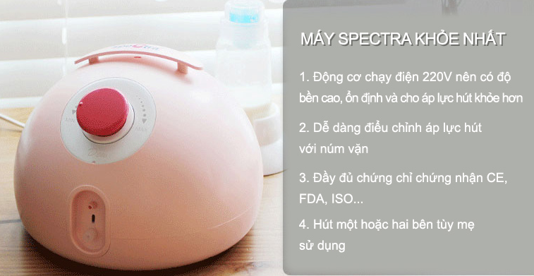 Máy hút sữa điện đôi Spectra Dew 350 giá rẻ