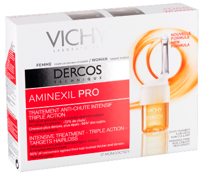 Tinh chất ngăn ngừa và giảm rụng tóc Vichy Dercos Aminexil Pro dành cho nữ 