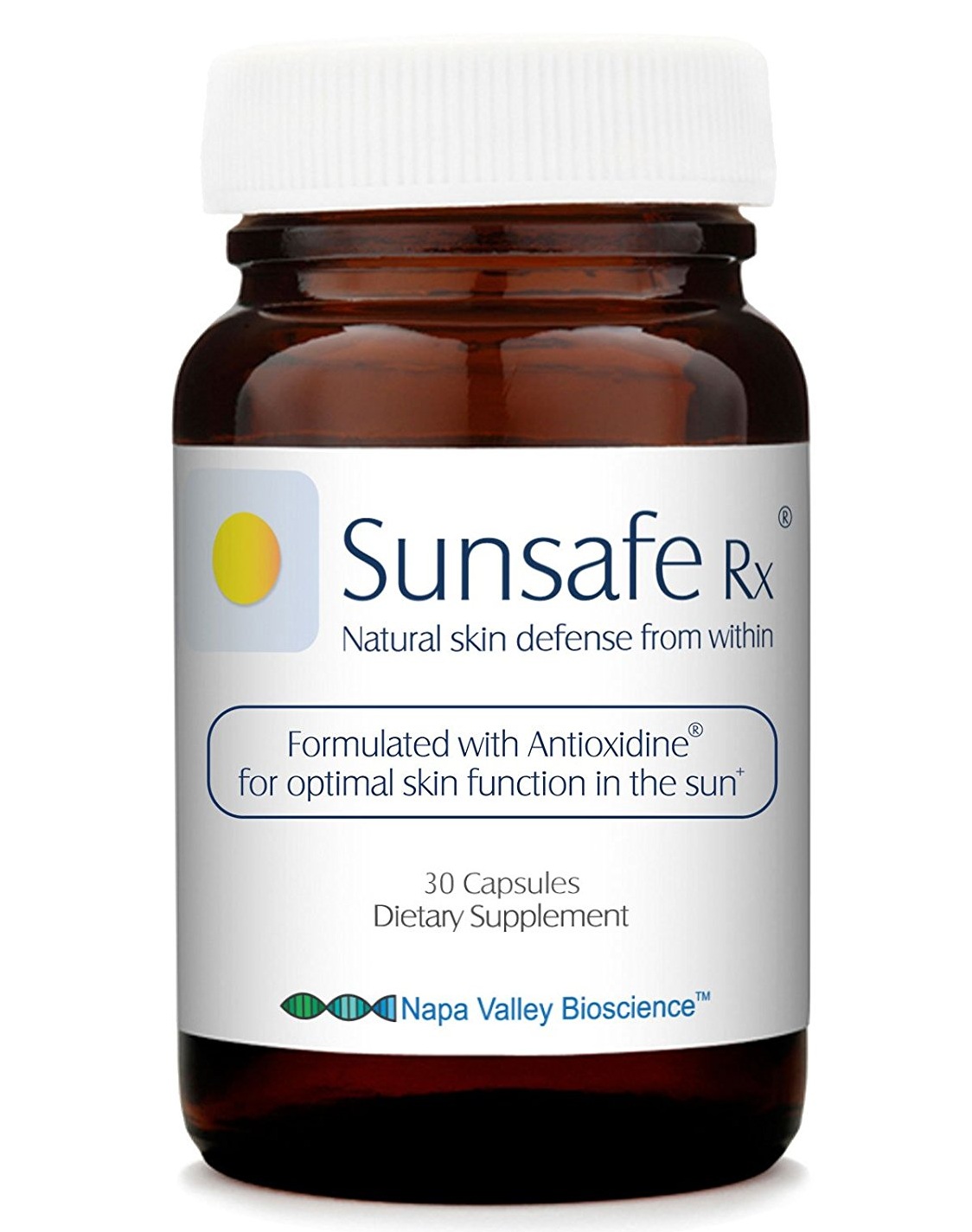 Viên uống chống nắng Sunsafe Rx với tác dụng kép bảo vệ da và mắt