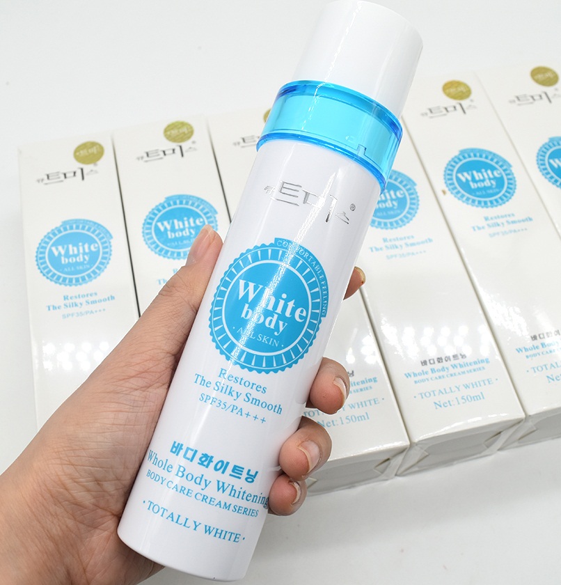 White Body All Skin Restores The Silky Smooth HÃ n Quá»c lÃ  loáº¡i kem dÆ°á»¡ng thá» ÄÆ°á»£c táº¡o ra tá»« cÃ´ng nghá» Nano hiá»n Äáº¡i