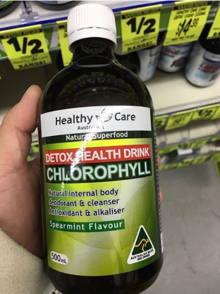 Nước diệp lục Healthy Care Chlorophyll 500ml 1
