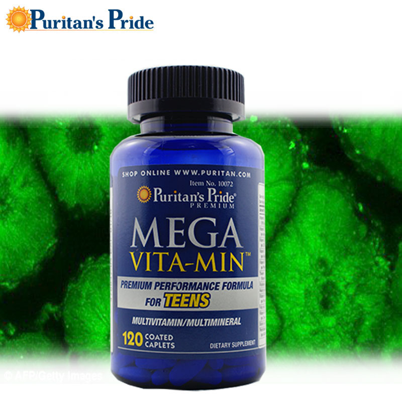 Mega Vitamin Multivitamins For Teens Puritan's Pride hộp 120 viên 