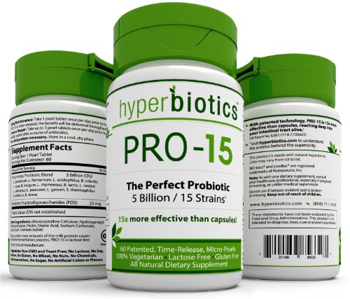 Hyperbiotics PRO-15 giúp loại bỏ các vấn đề tiêu hóa như đầy hơi, khó tiêu, trương bụng, táo bón...