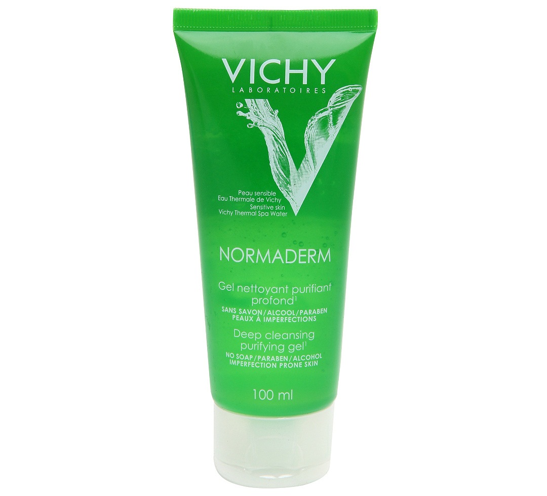 Sữa rửa mặt Vichy Normaderm Deep Cleansing Purifying Gel dành cho da nhiều dầu nhờn và dễ sinh ra mụn
