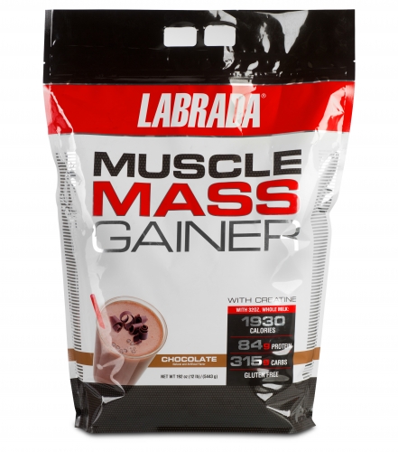 Sữa tăng cân Muscle Mass Gainer mẫu mới nhất năm 2017 - sản phẩm nổi tiếng của công ty dinh dưỡng Labrada