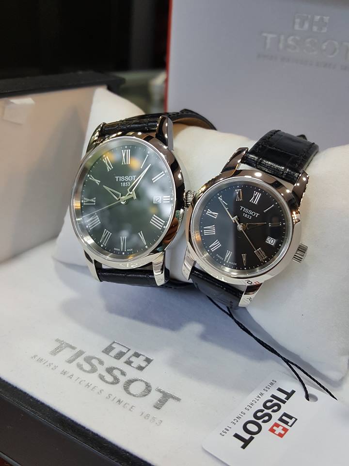 Đồng hồ đôi Tissot T033.410.16.053.01 -  T033.210.16.053.00 2