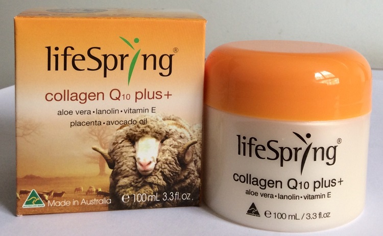 Kem nhau thai cừu LifeSpring Úc Collagen Q10 Plus