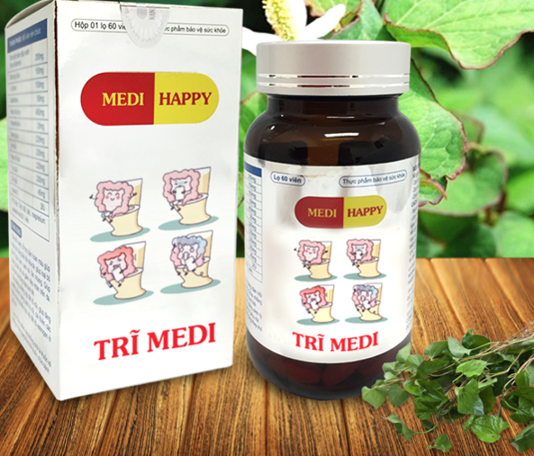 Viên uống hỗ trợ điều trị trĩ Medi Happy 1