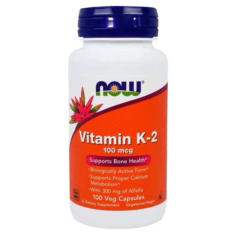 Viên uống Vitamin K-2 Now 100 mcg của Mỹ