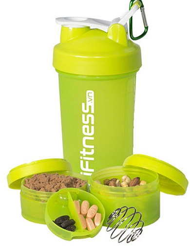 Bình lắc iFitness Pro Shaker 4 in 1 cao cấp 3