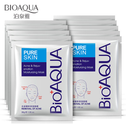 Mặt nạ trị mụn kiềm dầu Bioaqua Pure skin Acne