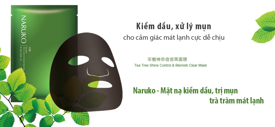 Mặt Nạ trị mụnTràm Trà Naruko Tea Tree 2