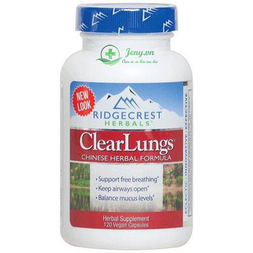 Clearlungs formula 120 viên - Chức năng làm sạch phổi 1