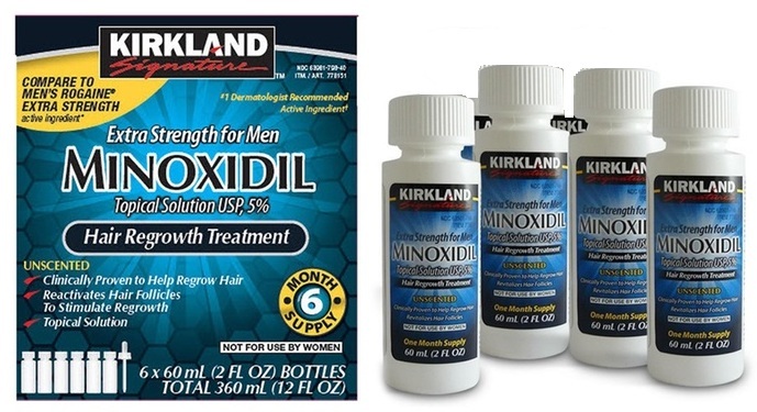 Dung dịch mọc tóc, mọc râu Minoxidil 5% Kirkland của Mỹ 3