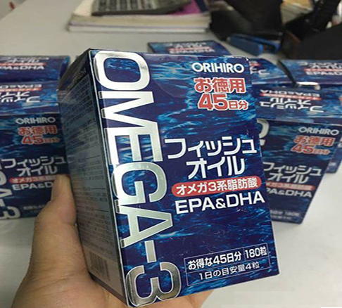 Dầu Cá Omega 3 Orihiro Nhật Bản 180 Viên