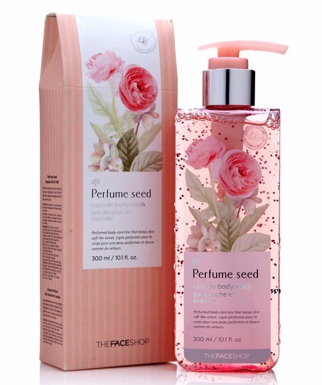 Sữa tắm hoa hồng The Face Shop Perfume Seed Capsule Body Wash 1
