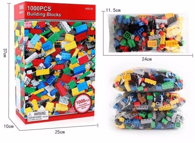 Bộ đồ chơi Lego lắp ráp 1000 chi tiết cho bé 4