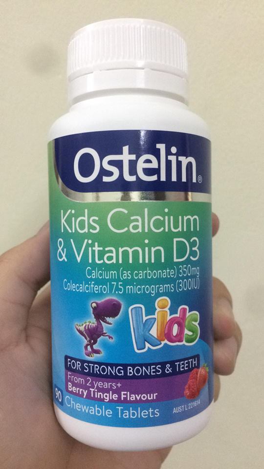 Vitamin D và Canxi Ostelin Kids cho xương giúp hệ xương và răng phát triển khỏe mạnh mẫu mới