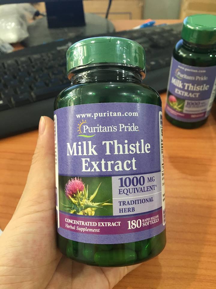 Milk Thistle Extract hãng Puritan Pride 1000 mg chính hãng