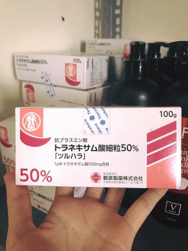 Bột uống trắng da trị nám 50% Tsuruhara của Nhật Bản