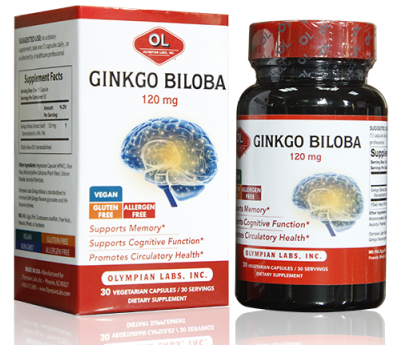 Viên uống Ginkgo Biloba Olympian Labs - Cải thiện tuần hoàn não 1