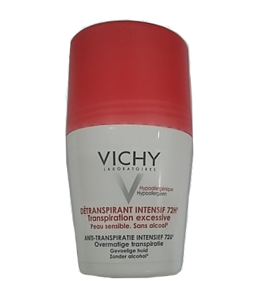 Lăn hỗ trợ khử mùi Vichy của Pháp màu hồng