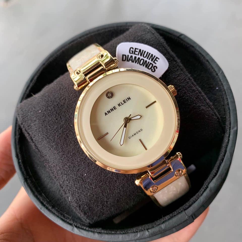 Đồng hồ Anne Klein AK/2512IVGB Mother of Pearl Dial 3
