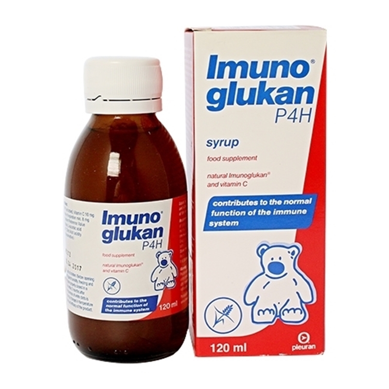 Siro Imuno Glukan P4H tăng sức đề kháng cho trẻ từ 0-5 tuổi 120ml