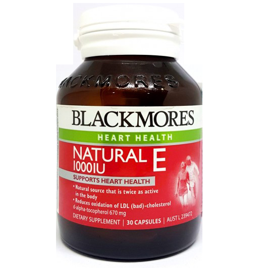 Viên uống Blackmores Natural Vitamin E 1000IU của Úc 1