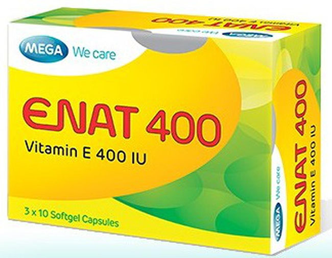 Vitamin E Enat 400 là sản phẩm viên uống bổ sung vitamin E tự nhiên