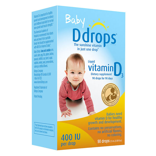 Baby drops vitamin d3 mua chính hãng tại Chiaki.vn