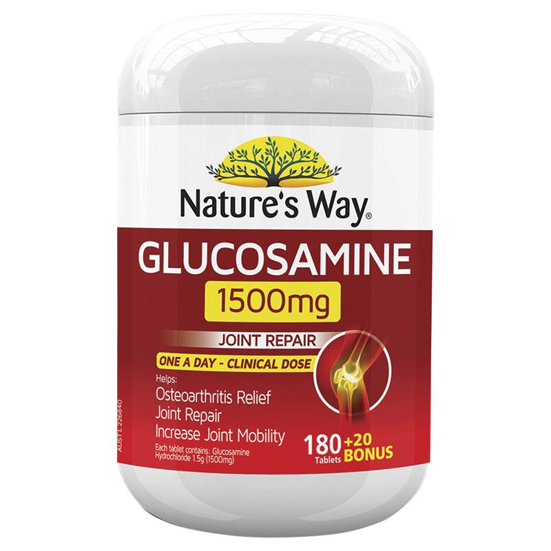 Viên bổ khớp Glucosamine Nature’s Way 1500mg của Úc 1