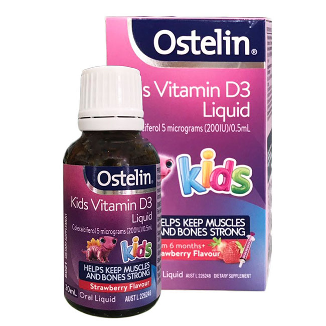 Vitamin D Ostelin bổ sung vitamin D cho trẻ