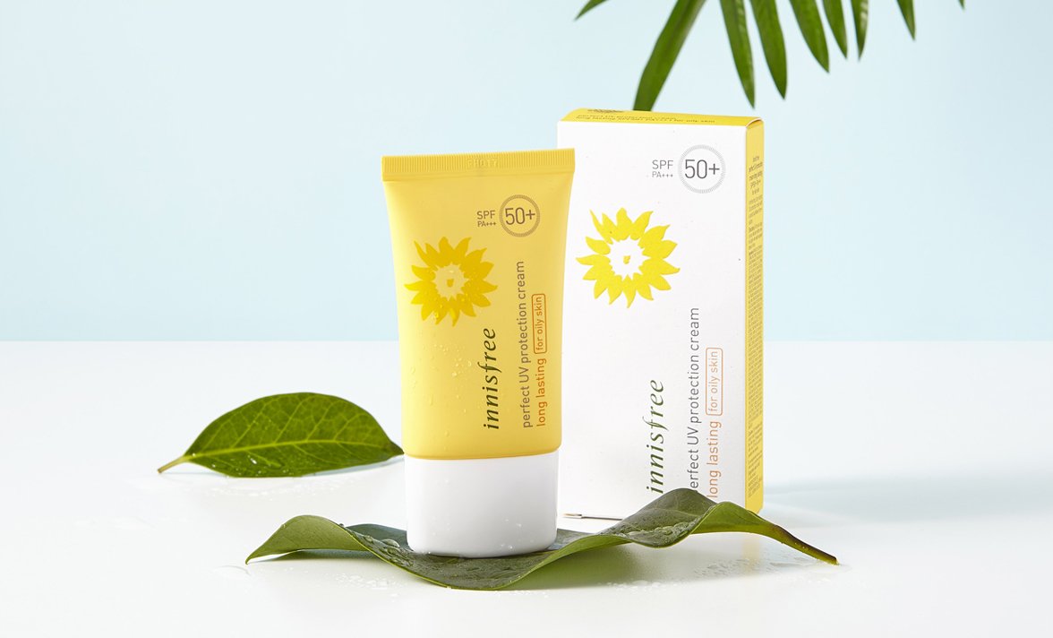 Kem chống nắng Innisfree cho da nhạy cảm Perfect UV Protection Cream Long Lasting For Oily Skin SPF50+ PA+++