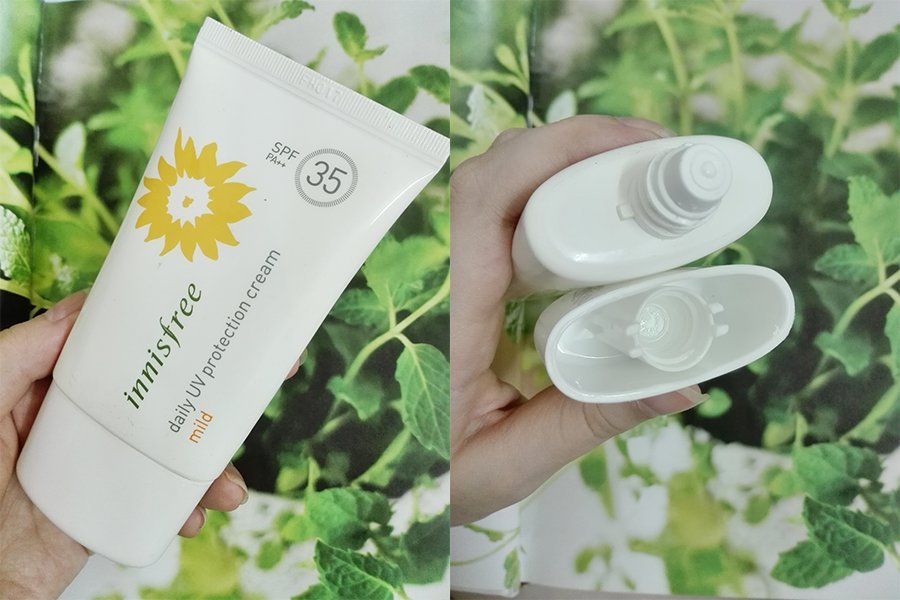 Kem chống nắng Innisfree cho da nhạy cảm Daily UV Protection Cream Mild SPF35 PA++