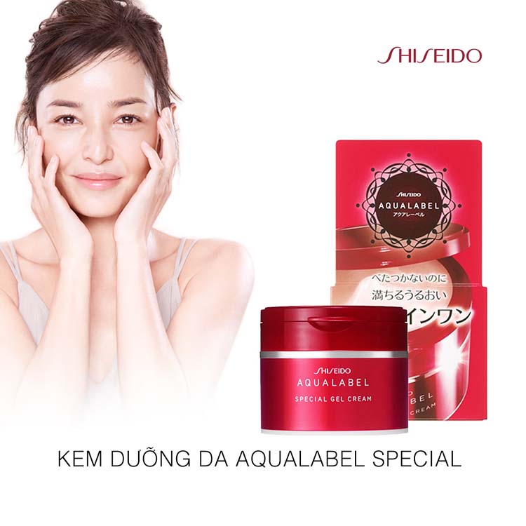Review kem dưỡng da Shiseido Aqualabel màu đỏ có tốt không