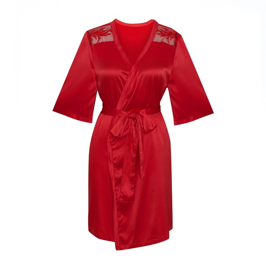 Áo Ngủ Corele V. - Kimono K0267A Đỏ