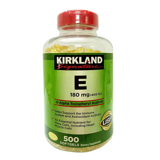 Viên uống vitamin E 400 IU Kirkland