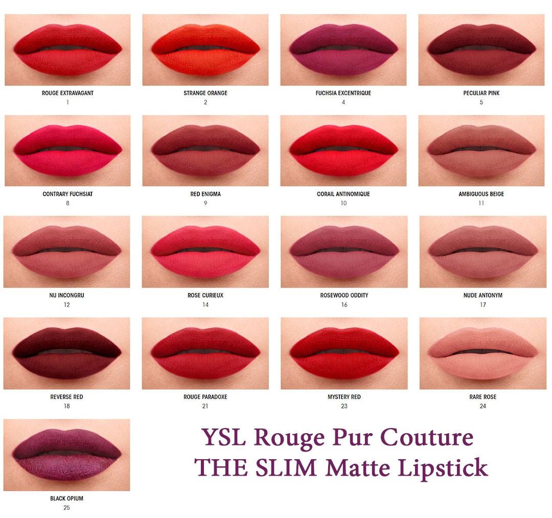 Yves Saint Laurent rouge Pur Couture the Slim